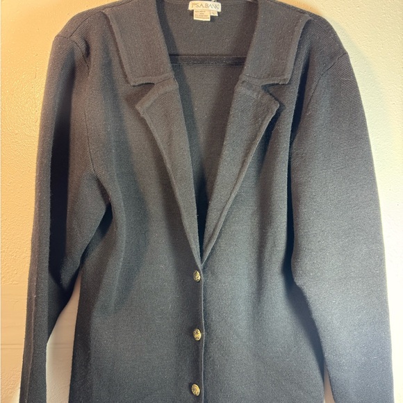 Jos A Banks black button up cardigan Large - Picture 6 of 6